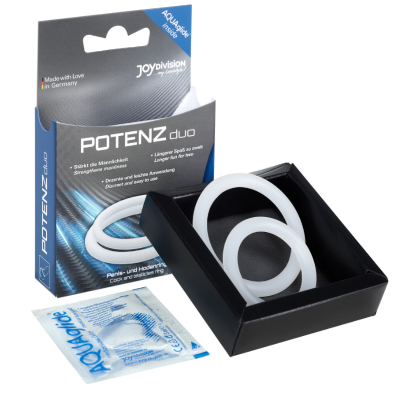 Alternative view of JOYDIVISION POTENZDUO - WHITE RINGS - M