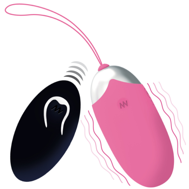 Alternative view of INTENSE - FLIPPY II VIBRATING EGG WITH REMOTE CONTROL PINK