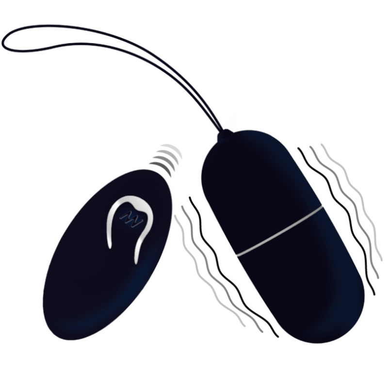 Alternative view of INTENSE - FLIPPY I VIBRATING EGG WITH REMOTE CONTROL BLACK