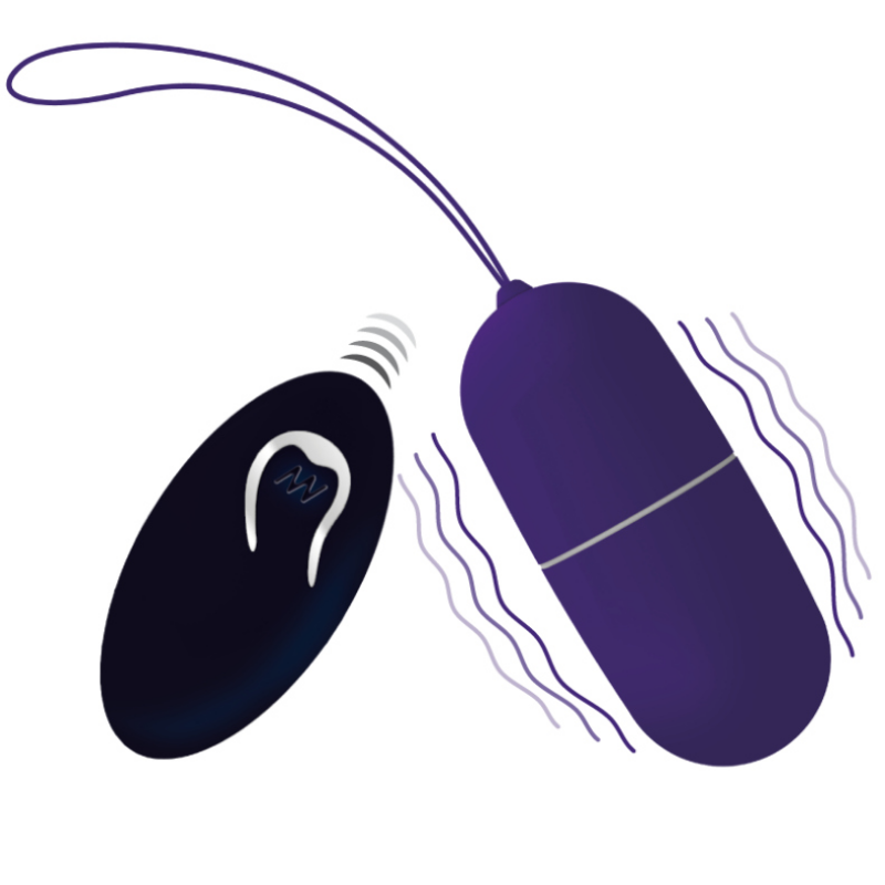 Alternative view of INTENSE - FLIPPY I VIBRATING EGG WITH REMOTE CONTROL PURPLE