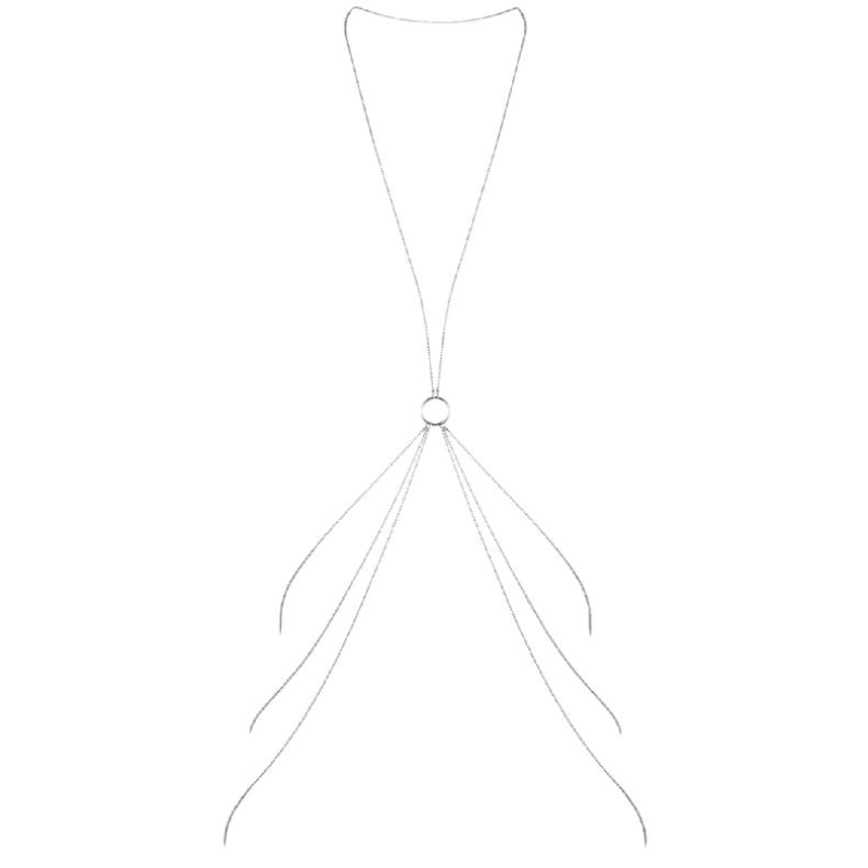 Alternative view of BIJOUX - MAGNIFIQUE METAL CHAINS FOR THE BODY 8 SILVER