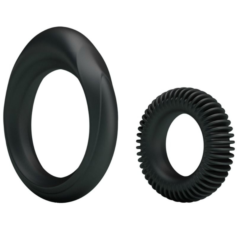 Alternative view of BAILE - KIT 2 SILICONE RINGS RING MANHOOD