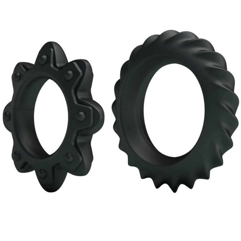 Alternative view of BAILE - KIT 2 RING FLOWERING SILICONE RINGS