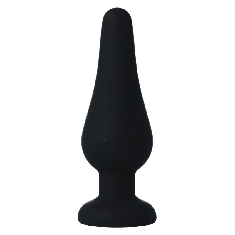 Alternative view of INTENSE - ANAL PLUG PIPO M BLACK SILICONE 11 CM