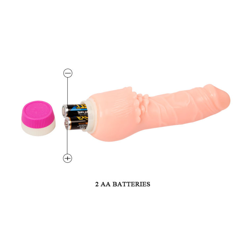 Alternative view of BAILE - WAVES OF PLEASURE REALISTIC VIBRATING 19.5 CM