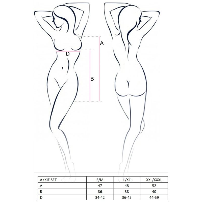 Alternative view of PASSION - WOMAN AKKIE SET NURSE COSTUME S/M