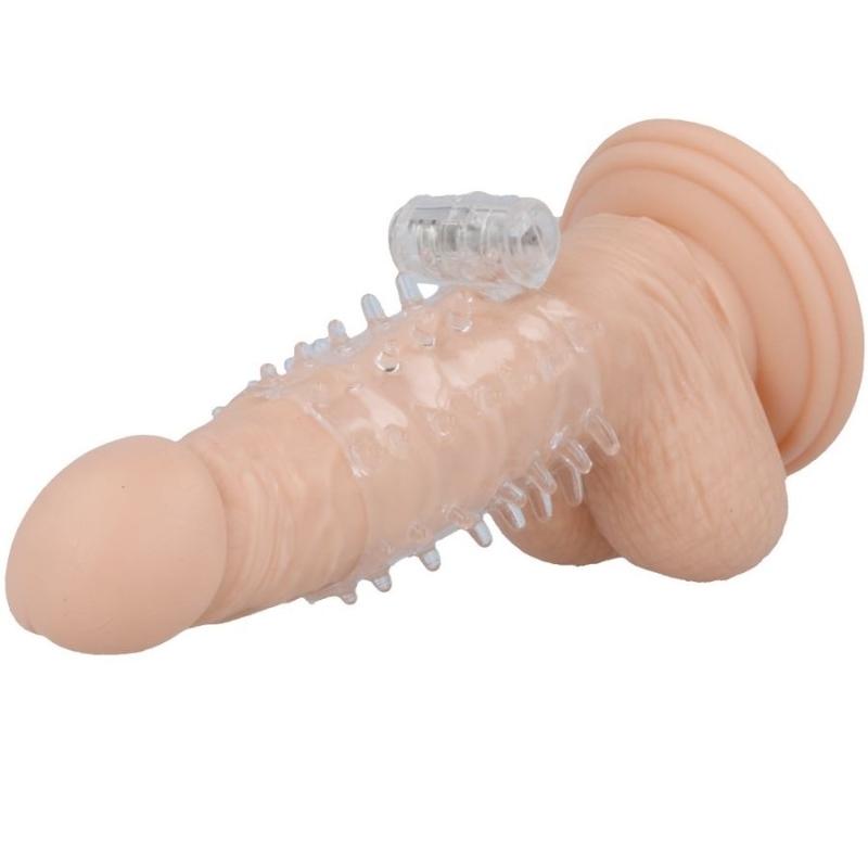 Alternative view of CASUAL LOVE - RING VIBRATING SLEEVE TRANSPARENT