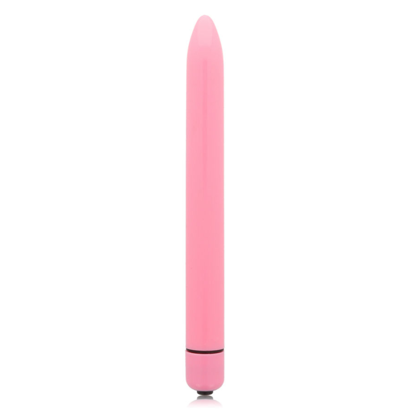 Alternative view of GLOSSY - SLIM VIBRATOR PINK