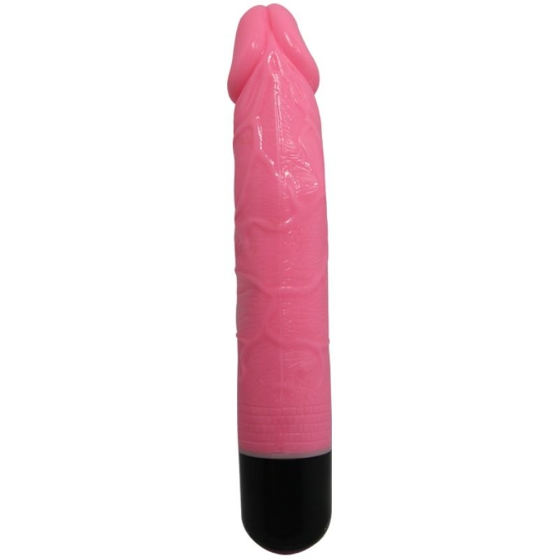 Alternative view of BAILE - COLORFUL SEX REALISTIC VIBRATOR PINK 23 CM