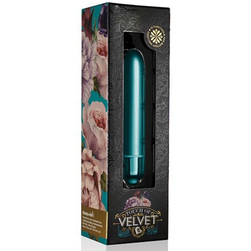 Alternative view of ROCKS-OFF - VIBRATING BULLET TOUCH OF VELVET PEACOCK PETALS