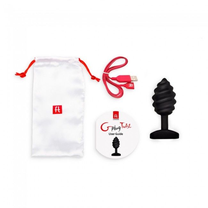Alternative view of G-VIBE - GPLUG TWIST WITH VIBRATION BLACK