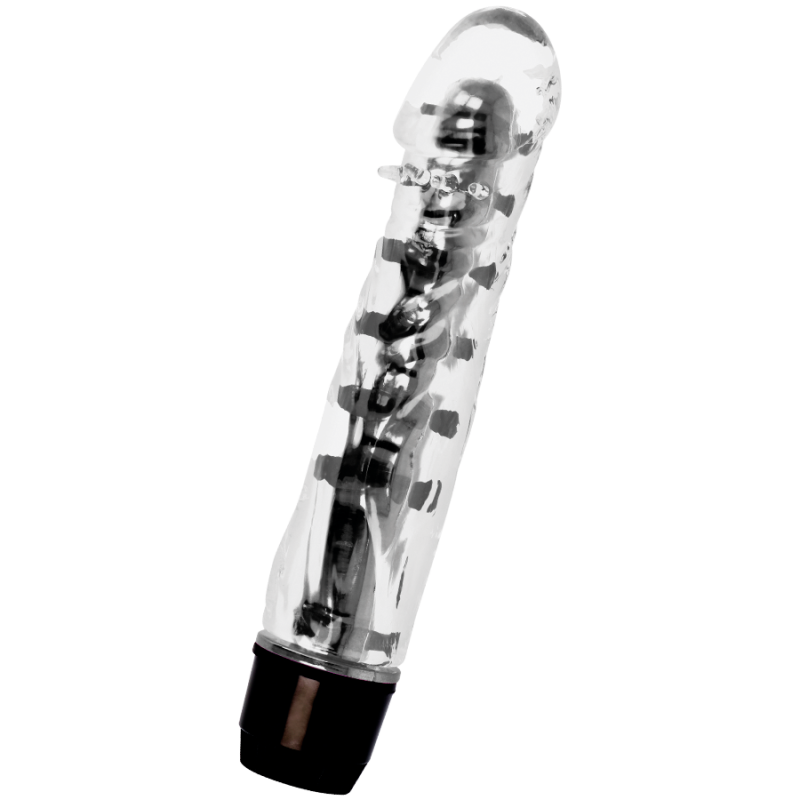 Alternative view of GLOSSY - LENNY VIBRATOR BLACK