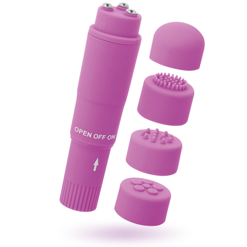 Alternative view of GLOSSY - KURT POCKET MASSAGER PURPLE