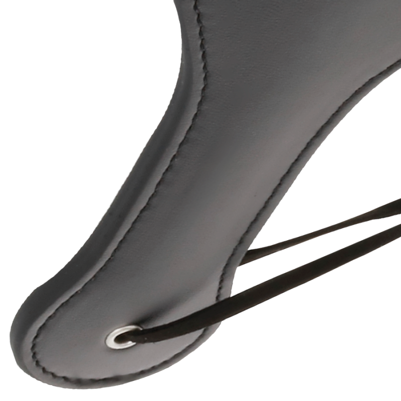 Alternative view of DARKNESS - ROUNDED BLACK FETISH PADDLE