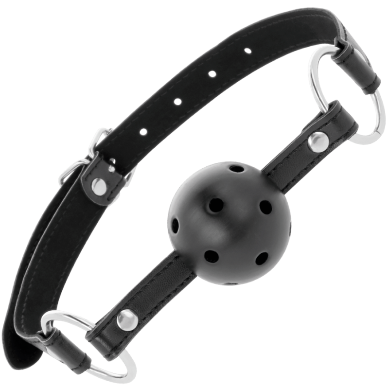 Alternative view of DARKNESS - BLACK BREATHABLE GAG