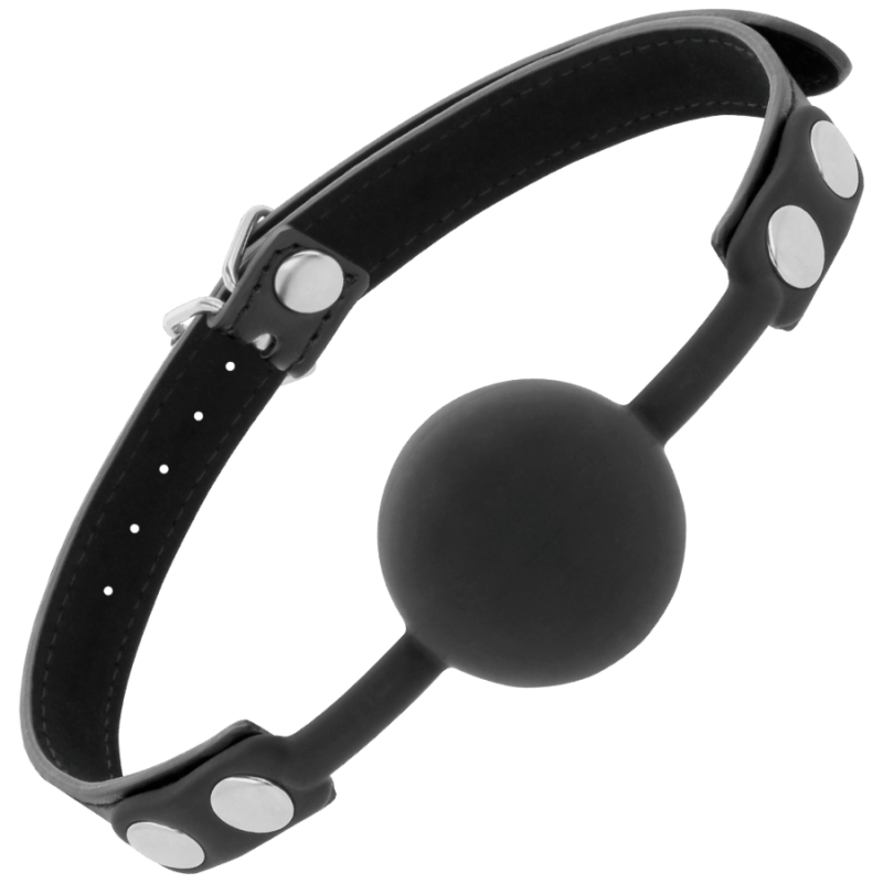 Alternative view of DARKNESS - BLACK SILICONE GAG