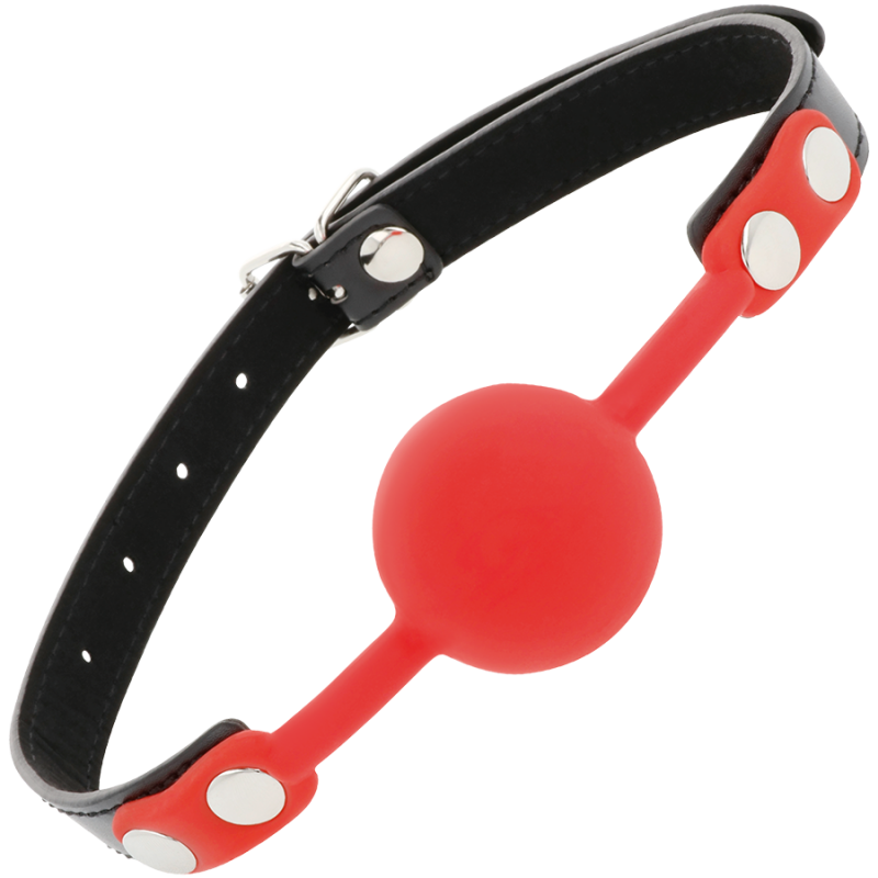 Alternative view of DARKNESS - RED SILICONE GAG