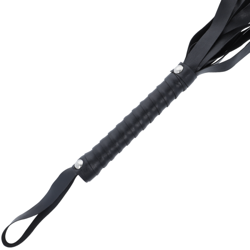 Alternative view of DARKNESS - BLACK BONDAGE WHIP 51 CM