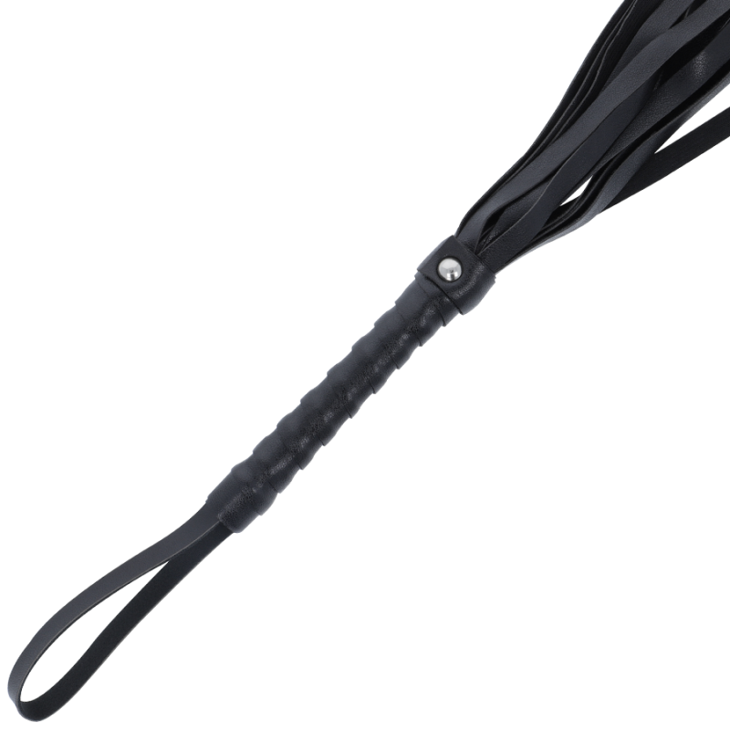 Alternative view of DARKNESS - BLACK BONDAGE WHIP 45 CM