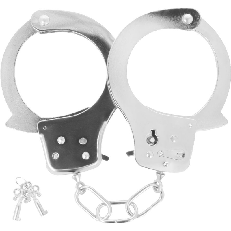 Alternative view of DARKNESS - METAL HANDCUFFS WITH KEYS