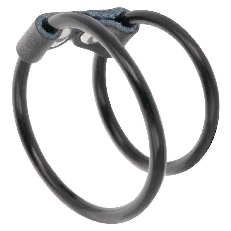 Alternative view of DARKNESS - DOUBLE FLEXIBLE PENIS RING