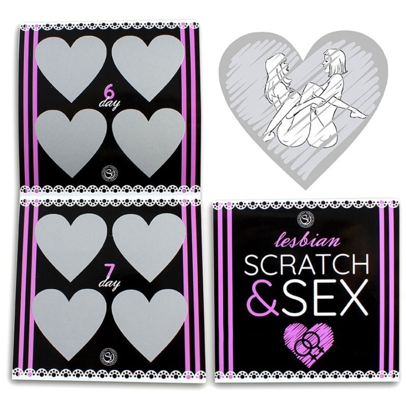 Alternative view of SECRETPLAY - SCRATCH  SEX GAME FOR COUPLES LESBIAN POSITIONS (ES/EN/FR/PT/DE)