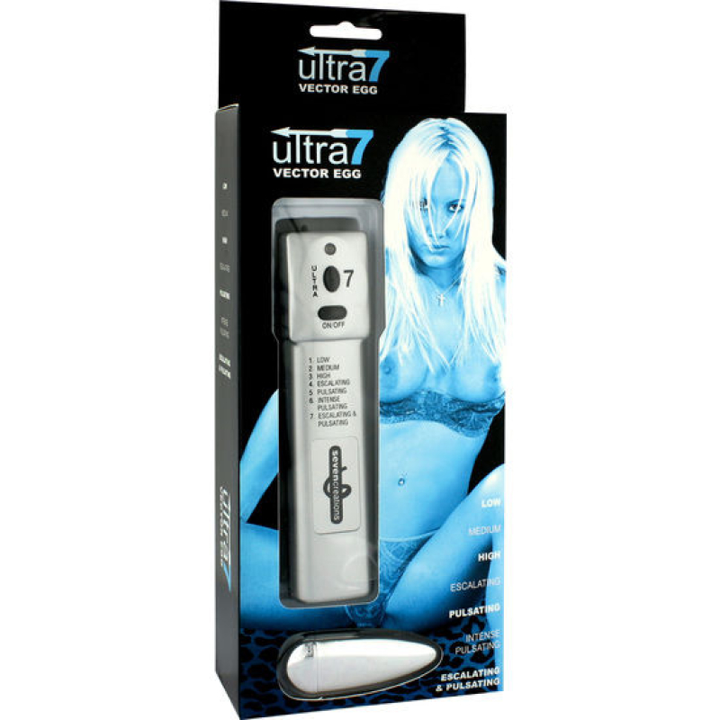 Alternative view of SEVEN CREATIONS - ULTRA 7 VECTOR VIBRATING EGG