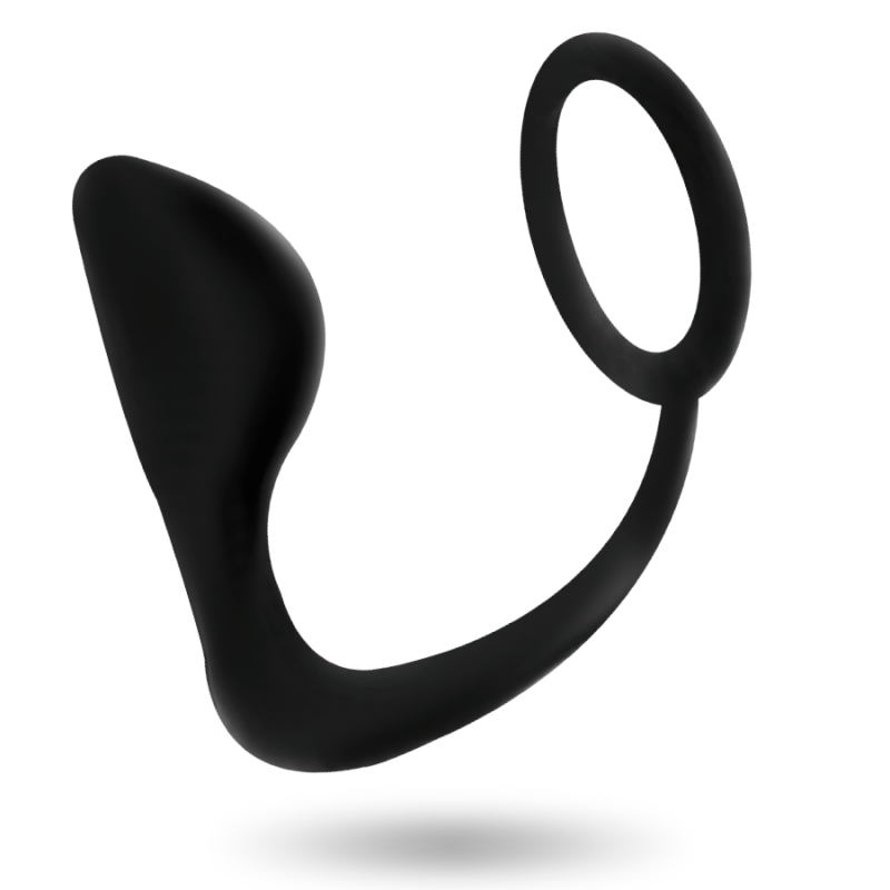 Alternative view of ADDICTED TOYS - ANAL PLUG WITH BLACK PENIS RING