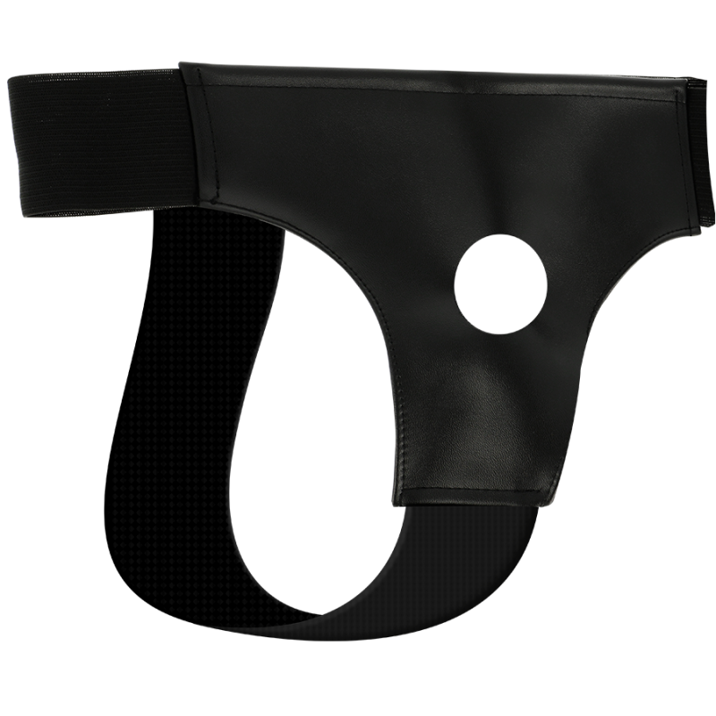 Alternative view of DARKNESS - HARNESS WITH HOLE ONE SIZE