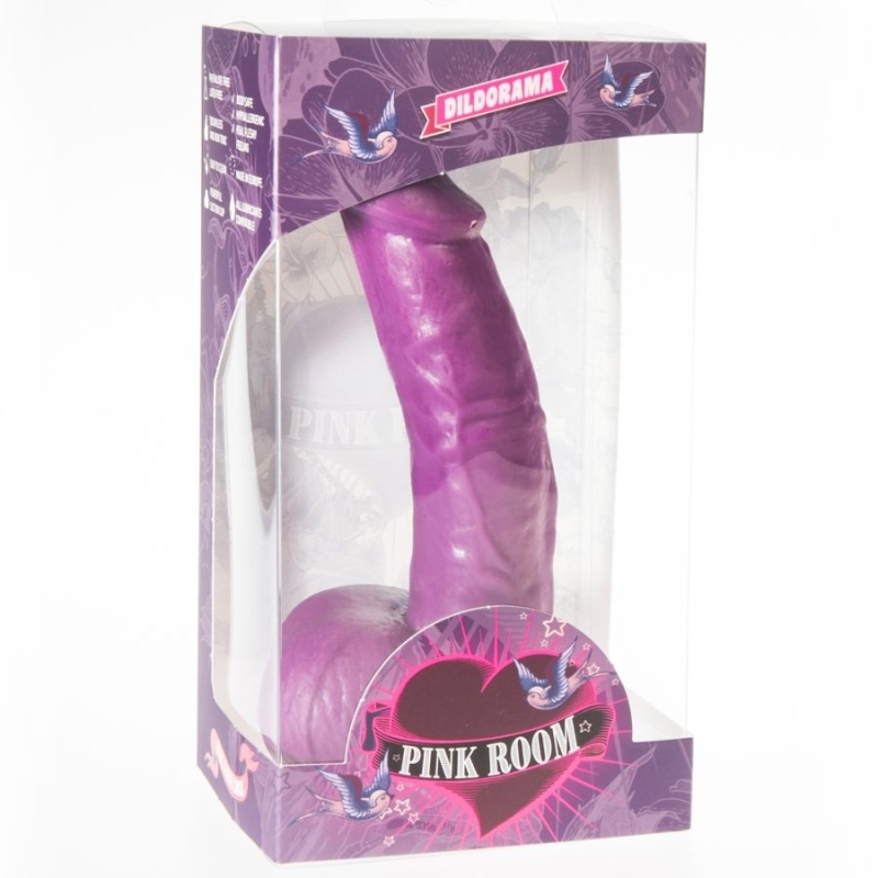 Alternative view of PINK ROOM - CONNOR REALISTIC DILDO PURPLE 16 CM