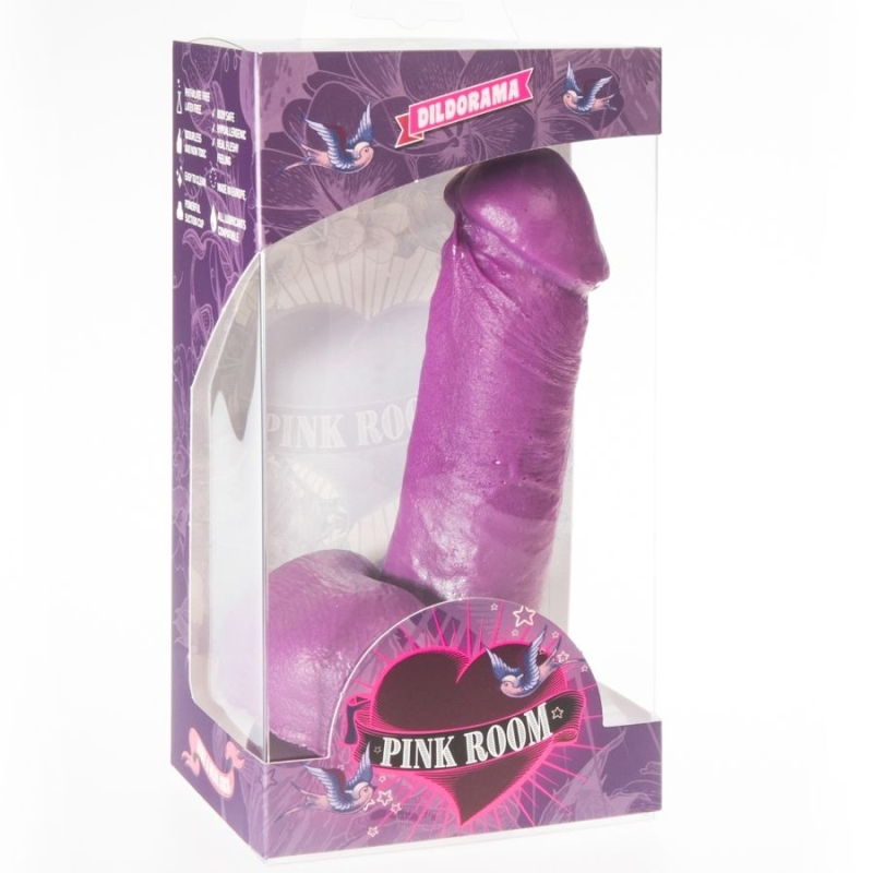 Alternative view of PINK ROOM - NAO REALISTIC DILDO PURPLE 16 CM