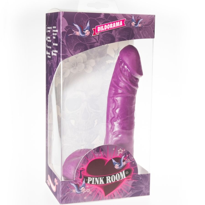 Alternative view of PINK ROOM - EBAN REALISTIC DILDO PURPLE 19 CM
