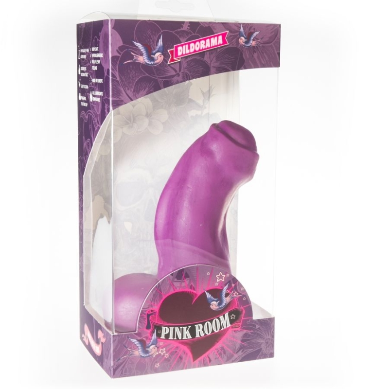 Alternative view of PINK ROOM - NESTOR REALISTIC DILDO PURPLE 16.5 CM