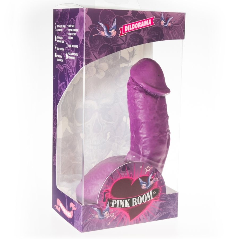 Alternative view of PINK ROOM - ELIAN REALISTIC DILDO PURPLE 17.5 CM
