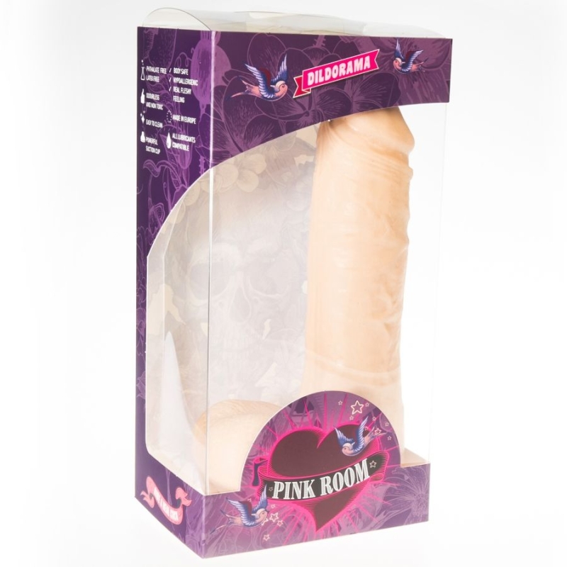 Alternative view of PINK ROOM - ANTON REALISTIC DILDO FLESH 21.5 CM