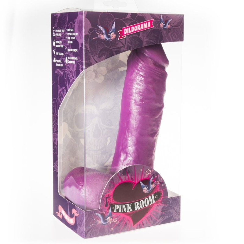 Alternative view of PINK ROOM - ANTON REALISTIC DILDO PURPLE 21.5 CM