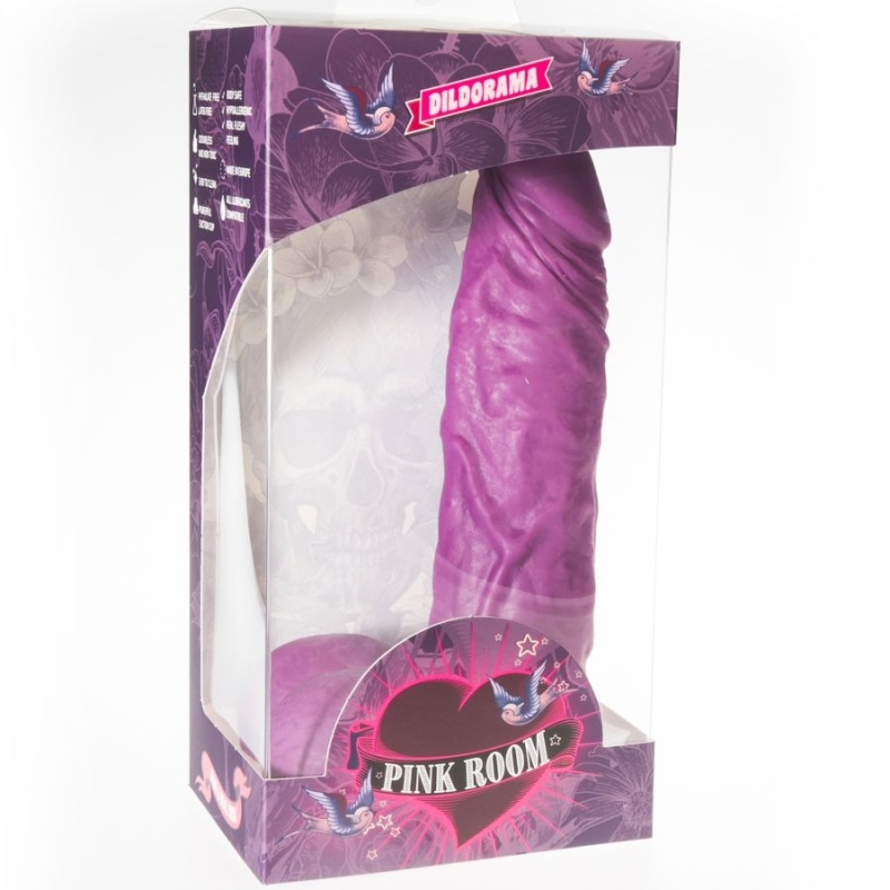 Alternative view of PINK ROOM - CHEMS REALISTIC DILDO PURPLE 20 CM
