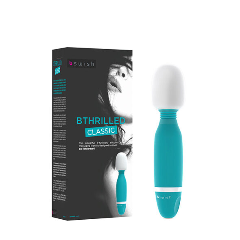 Alternative view of B SWISH - BTHRILLED CLASSIC WAND VIBRATOR JADE