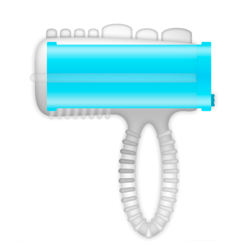 Alternative view of CASUAL LOVE - RING TONGUE VIBRATING BLUE