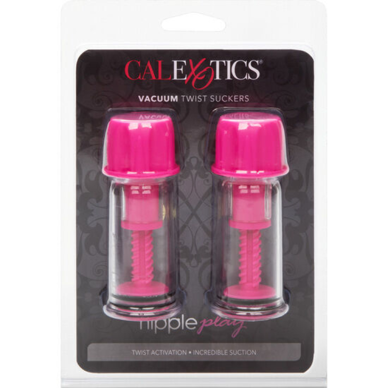 Alternative view of CALEXOTICS - VACCUM TWIST PINK NIPPLE SUCTION CUP
