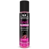 LuxuriA Feel cherry water-based lubricant bottle, 60 ml, upright with black cap and pink label