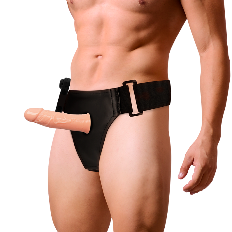 Alternative view of HARNESS ATTRACTION - GREGORY HOLLOW RNES WITH VIBRATOR 16.5 CM -O- 4.3 CM