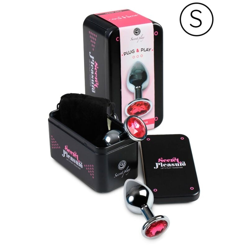 Alternative view of SECRETPLAY - PLUG ANAL ALUMINUM FUCHSIA 7 CM