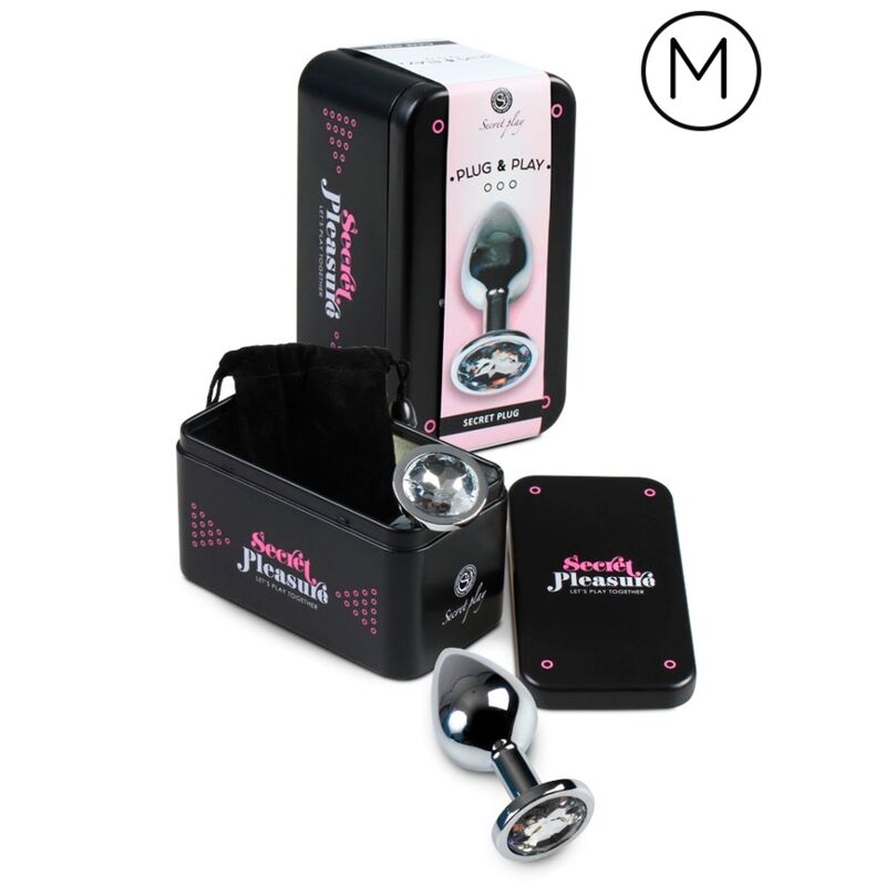 Alternative view of SECRETPLAY - PLUG ANAL TRANSPARENT ALUMINUM 7CM