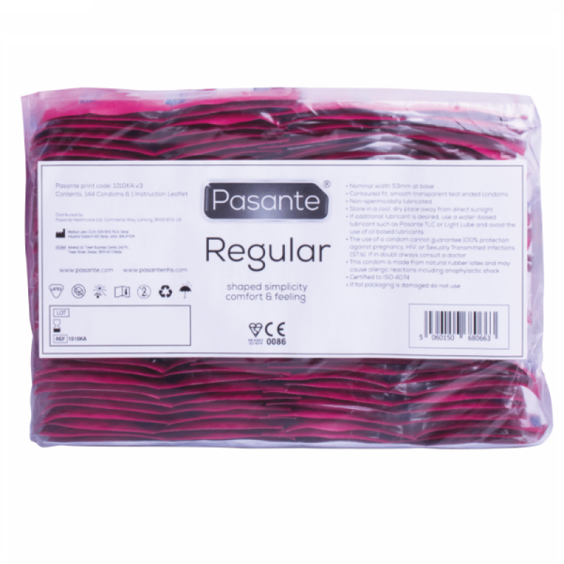 Alternative view of PASANTE - CONDOM REGULAR RANGE 144 UNITS