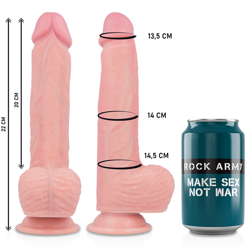 Alternative view of ROCKARMY - ROTATION AND VIBRATION HAWK REALISTIC 22 CM -O- 4.6 CM