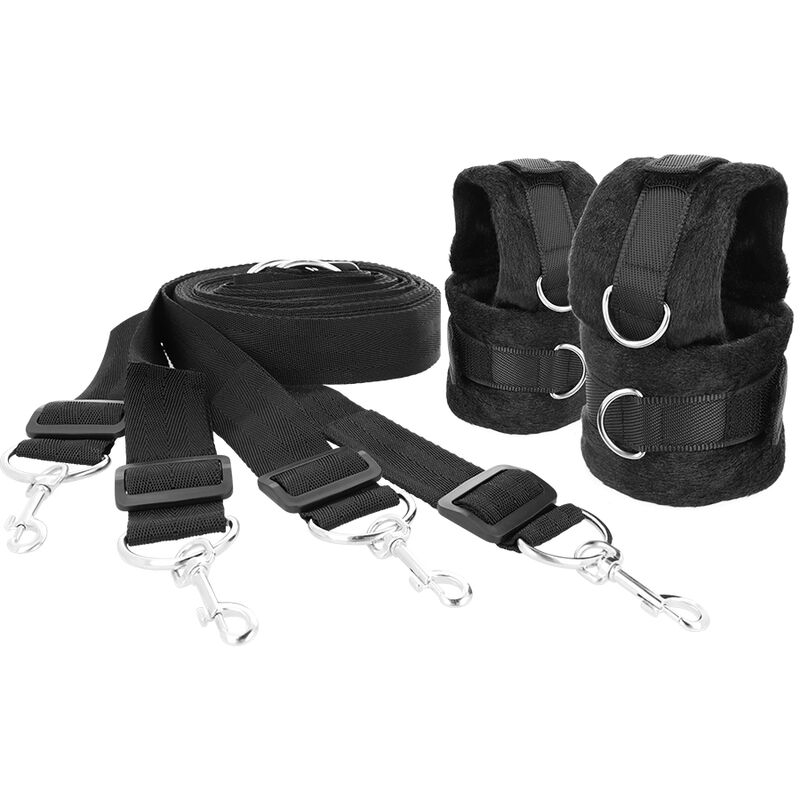 Alternative view of DARKNESS - BED TIES SET