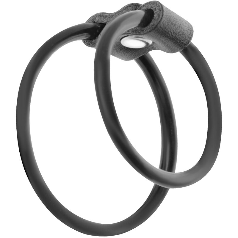 Alternative view of DARKNESS - ENHANCING DUO PENIS RINGS.