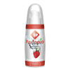 Frutopia strawberry-flavored personal lubricant bottle with red cap and wave graphic on label.