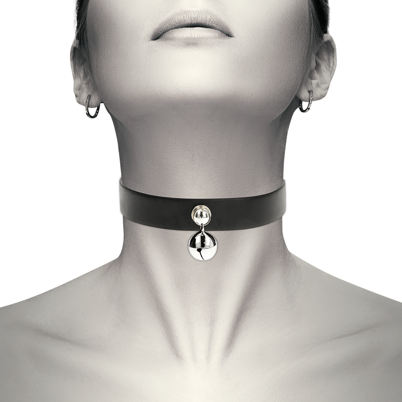 Alternative view of COQUETTE CHIC DESIRE - VEGAN LEATHER NECKLACE WOMAN RATTLE ACCESSORY